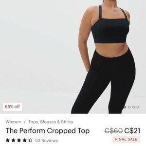 Everlane Perform Cropped Top